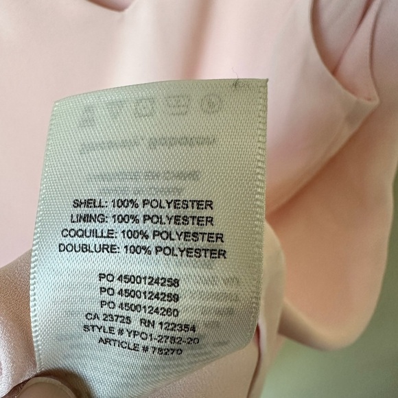 Aritzia Babaton Light Pink Tank Blouse Size Medium - Picture 4 of 5